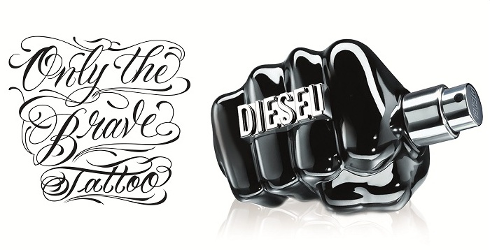 Only the brave tatoo flacon